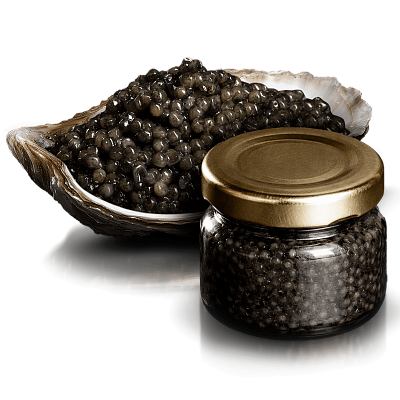 Икра русского осетра 20 гр. ст/б