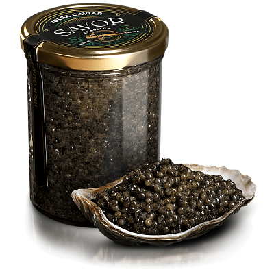 Икра русского осетра 430 гр. ст/б