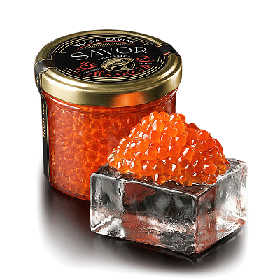 Икра горбуши 100 гр. ст/б